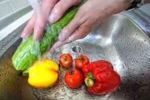spălarea legumelor pentru a preveni infestarea paraziților